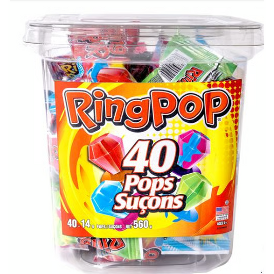 Topps Ring Pop Assorted TUB - 14g