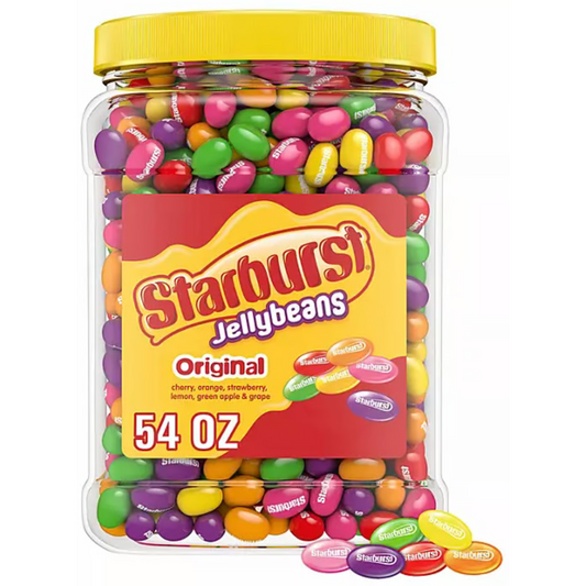 MEXICO - Tub - Starburst Jelly Beans Original Candy Jar 1.53KG