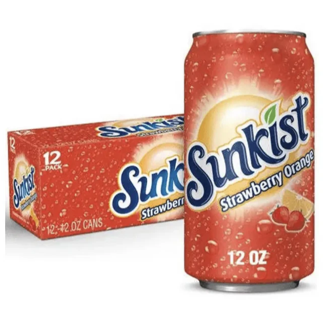 SUNKIST Strawberry Orange 355ml