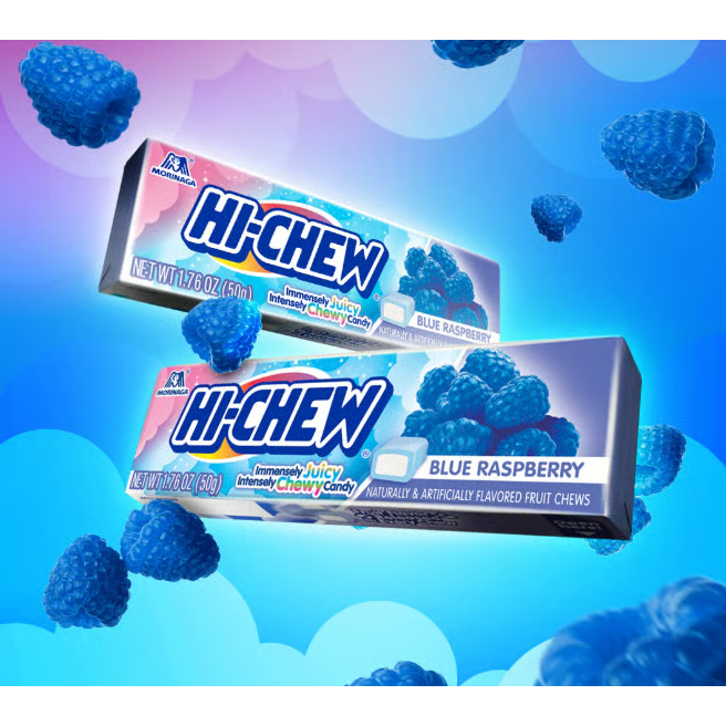 TAIWAN - Hi-Chew BLUE RASPBERRY 50g