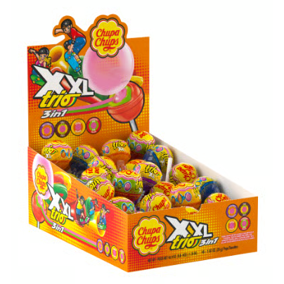 Chupa Chups XXL Trio Lollipop - 4 Flavour