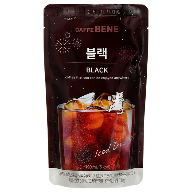 CAFFE BENE Black Pouch 190ml