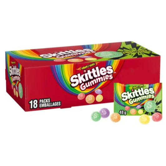 Skittles Gummies Sour 48g