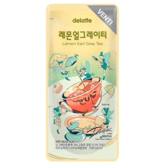 DELAFFE Lemon Earl Gray Tea 500ml