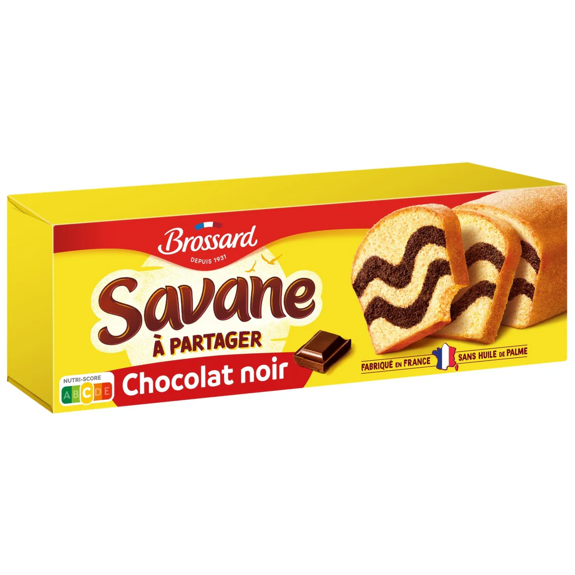 BROSSARD Savane familial chocolat noir 310g