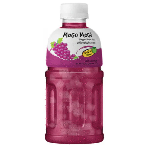 Mogu Mogu Grape Flavored Drink 320ml