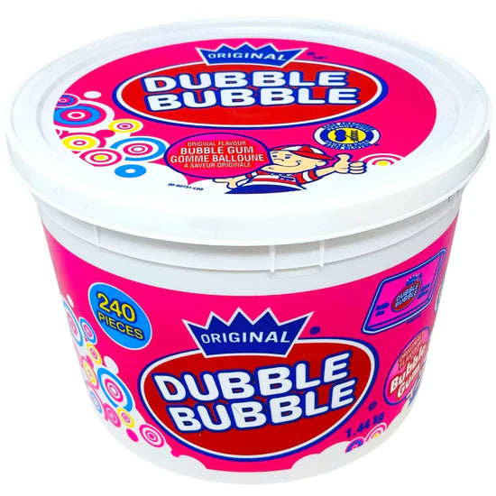 Dubble Bubble Gum Tub 240ct