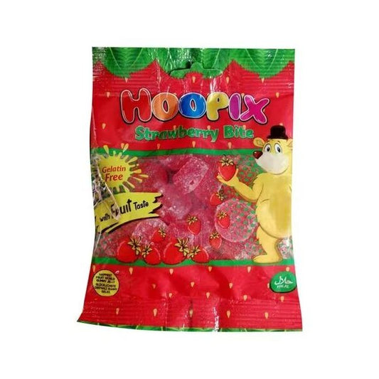 Hoopix Strawberry Bite Candy Peg Bag 90g
