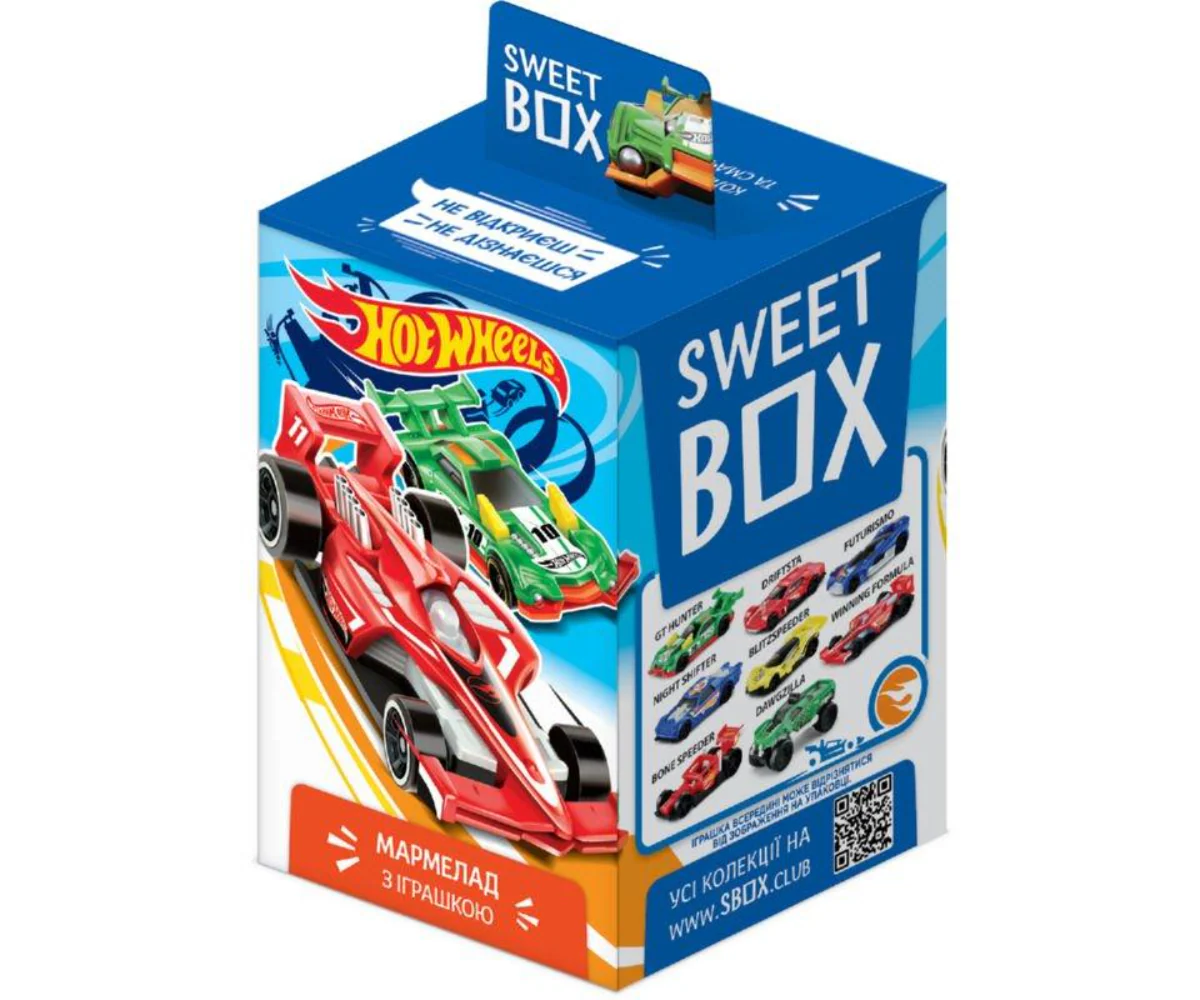 Exclusive Brands Sweet Box Hot Wheels Surprise