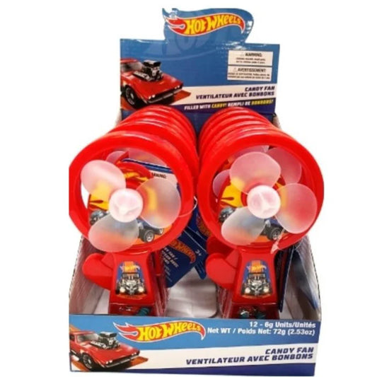 Exclusive Brands Hot Wheels Candy Fan Candy - 12ct