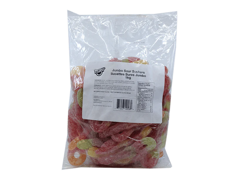 Huer Jumbo Sour Suckers 1000g