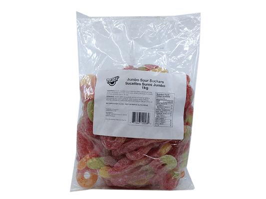 Huer Jumbo Sour Suckers 1000g