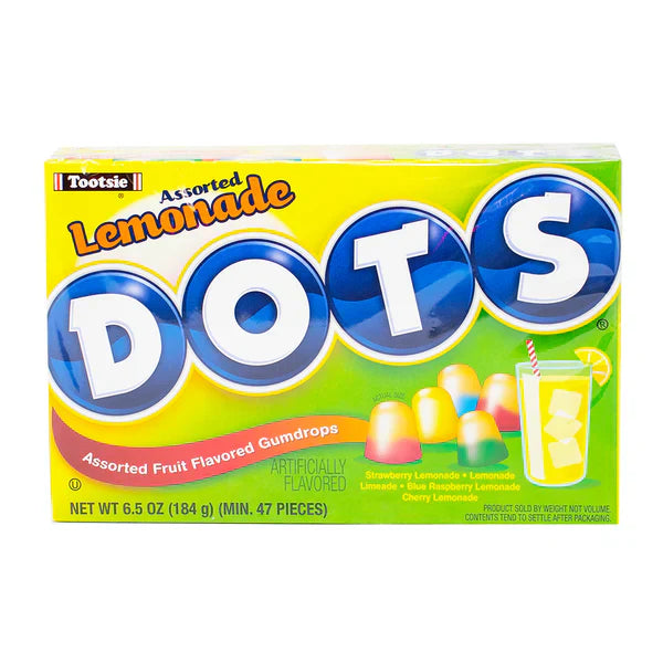 Tootsie Dots Lemonade Gumdrops 184g