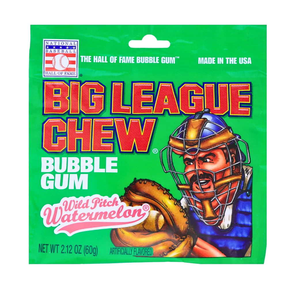 Big League Chew Bubble Gum Wild Pitch Watermelon