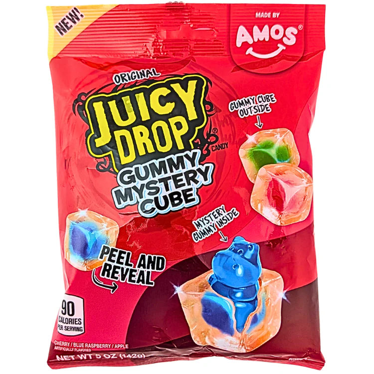 Amos Original Juicy Drop Gummy Mystery Cube 142g