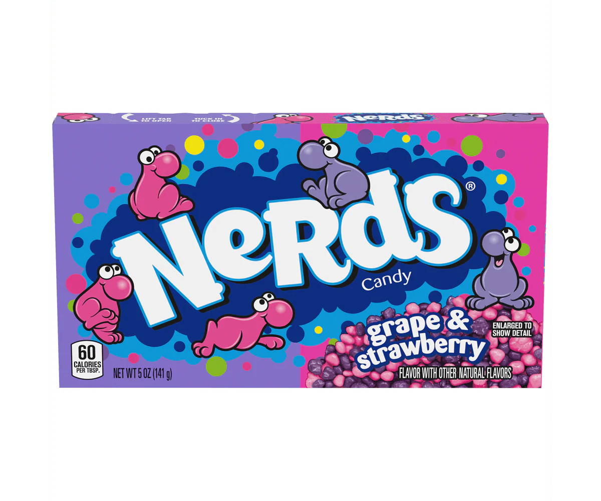 Nerds Grape & Strawberry Theater Box - 142g