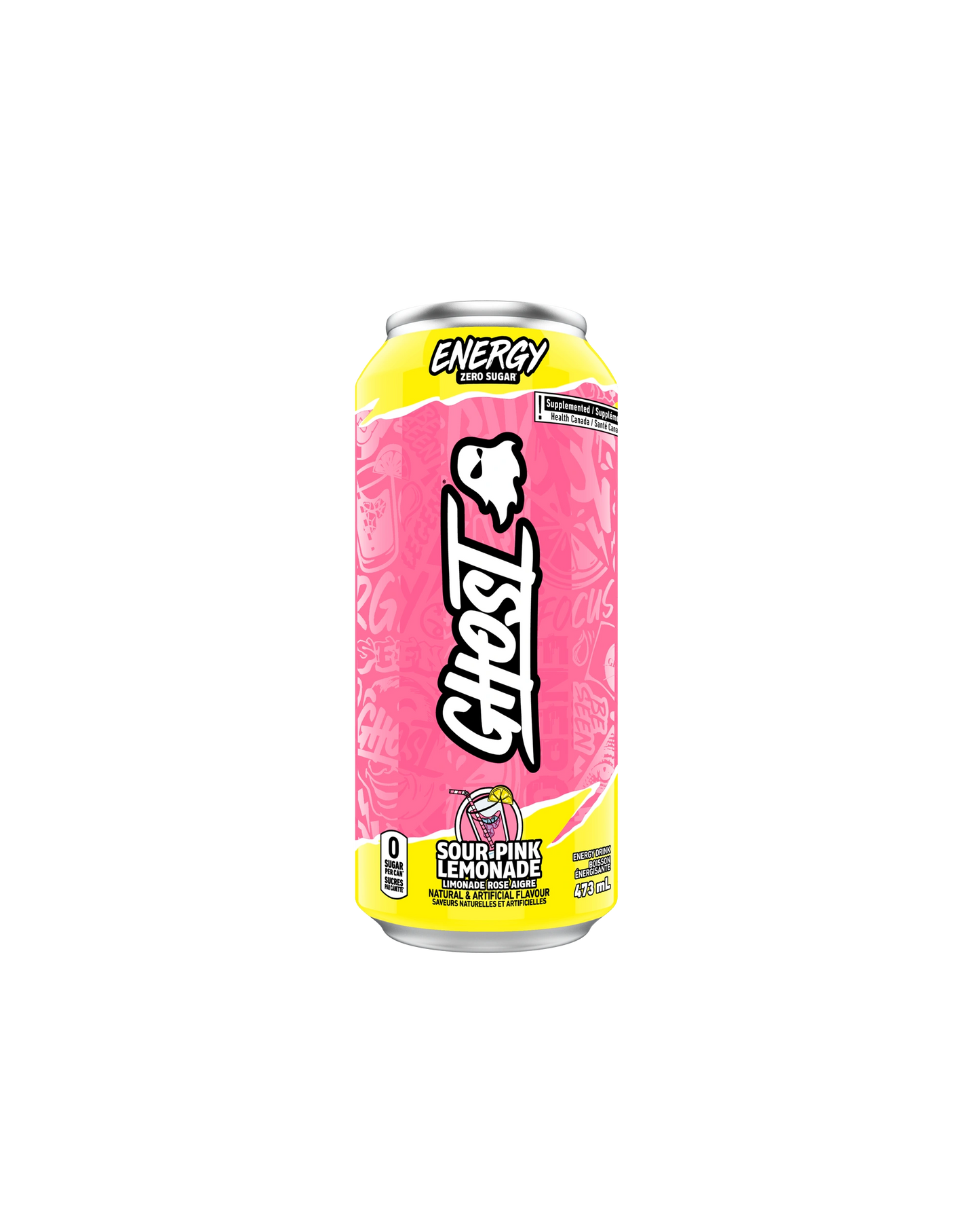 Ghost Sour Pink Lemonade  473ml