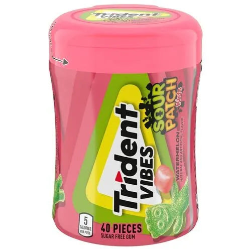 Trident Vibes Sour Patch Kids Watermelon 40pcs