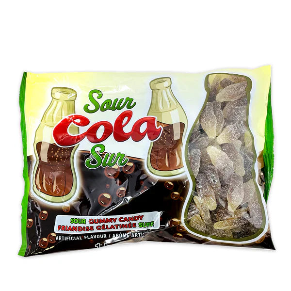 Gummy Zone Sour Cola Bottle Gummy Candy Super Size