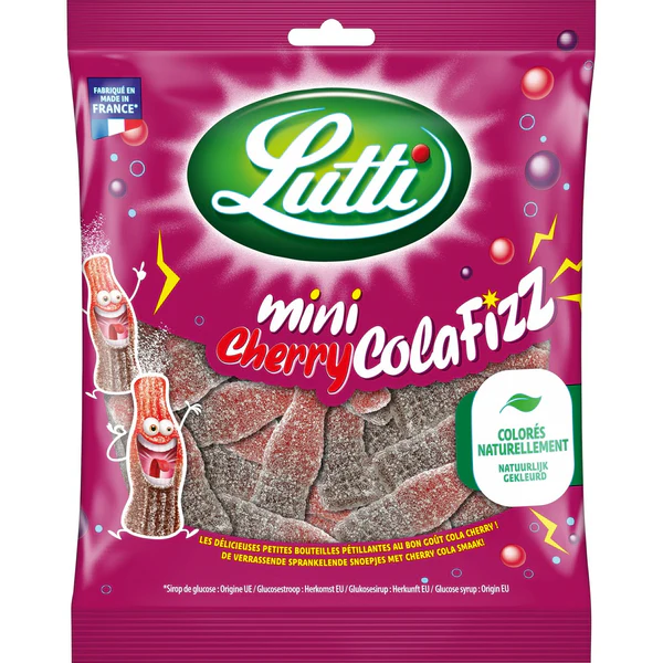 LUTTI Mini Cherry Cola Fizz 100g