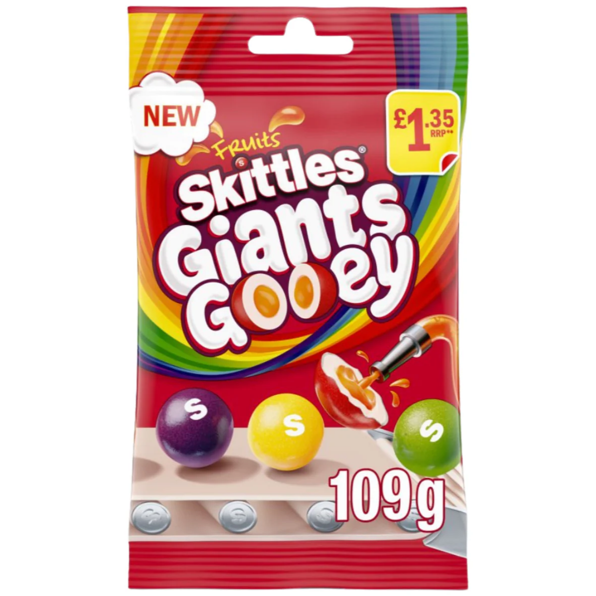 Skittles Giant Gooey UK 109g
