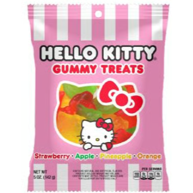 China - Hello Kitty - Gummi Treats - Fruit Peg Bag 142g