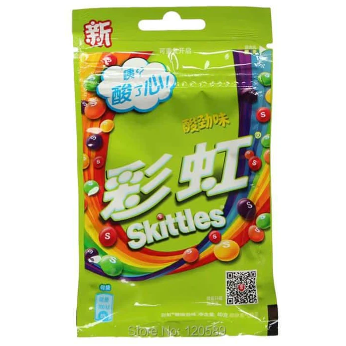 Skittles Candy Drops Sour Flavor 40g