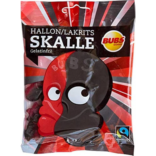 BUBS Raspberry & Licorice Skull 90g