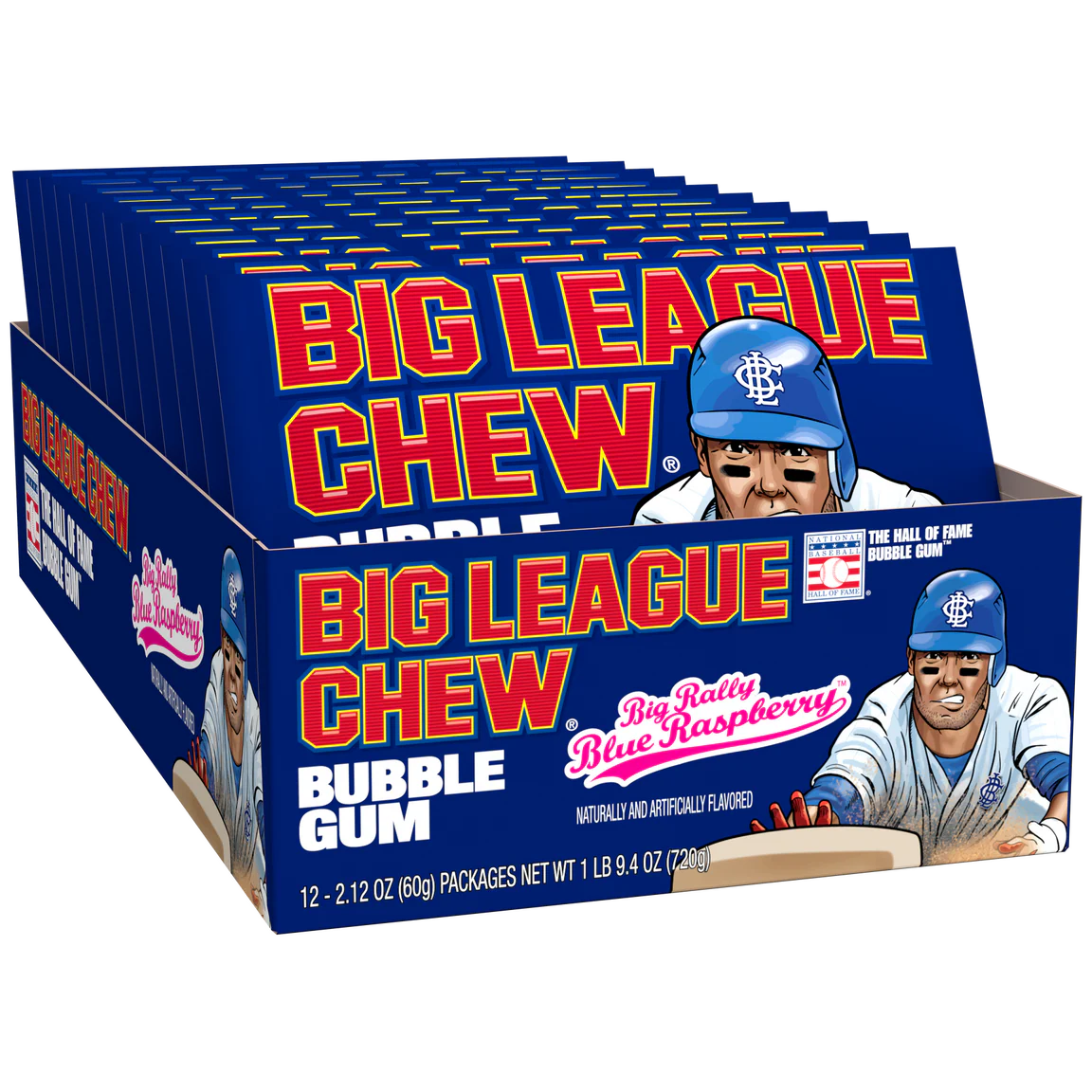 BIG LEAGUE Chew Blue Raspberry 60g