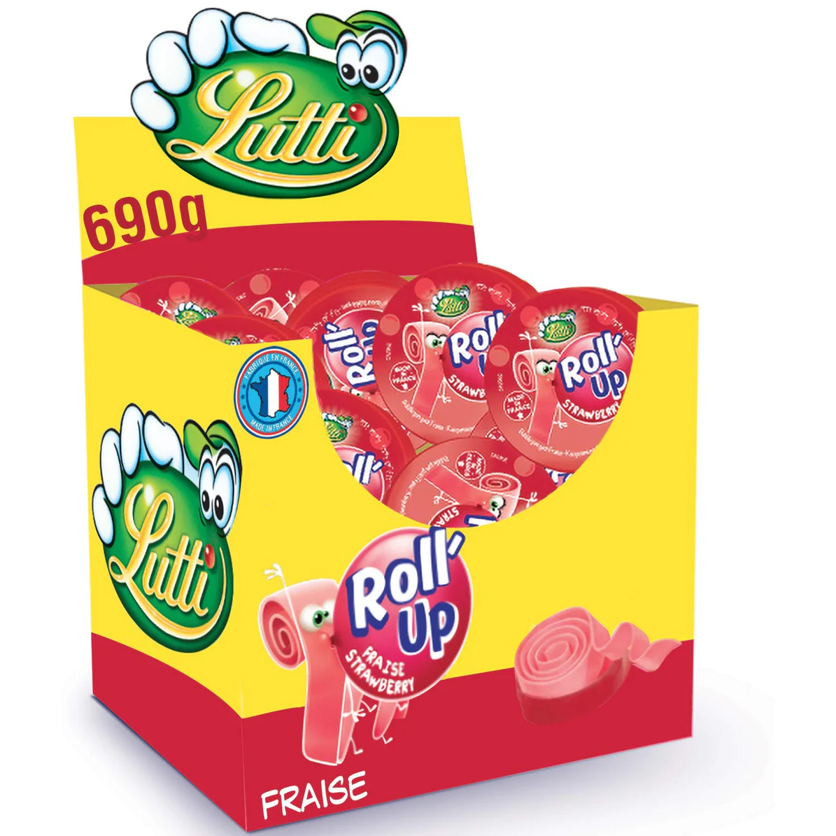 LUTTI roll up Strawberry 29g