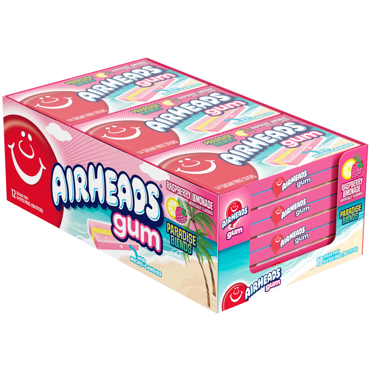 AIRHEADS Gum Raspberry Lemonade 33g