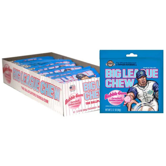 BIG LEAGUE Chew Curveball Cotton Candy 60g