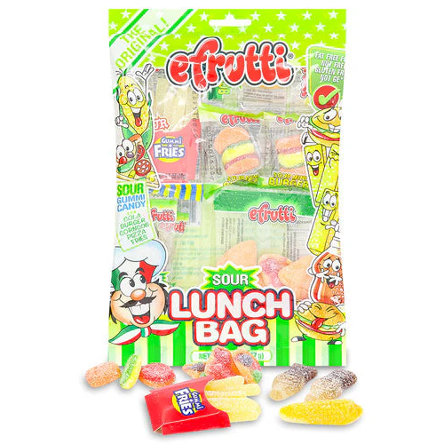EFRUTTI Gummi Sour Lunch Shelf Tray 77g