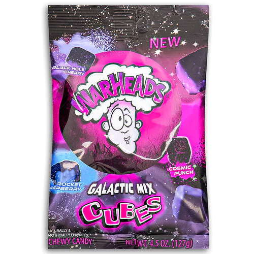 WARHEADS Galactic Cubes 127g