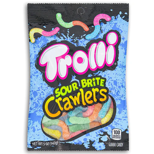 Trolli Sour Brite Crawlers 142g