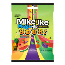 MIKE & IKE Mega Mix Sour Peg bag 141g