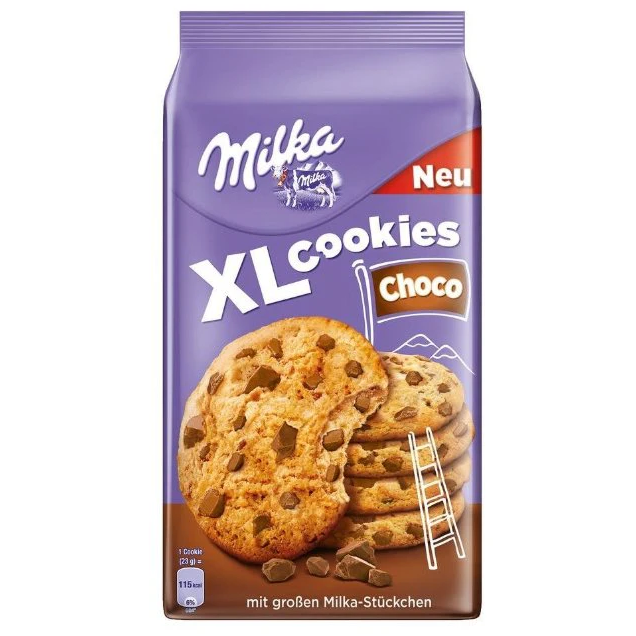Milka XL Cookies Choco 184g