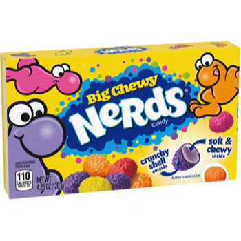 Nerds Big Chewy Candy Theatre Box 120g