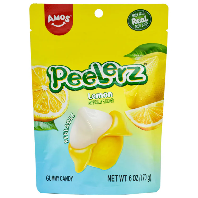 AMOS Peelerz Gummy lemon 85g
