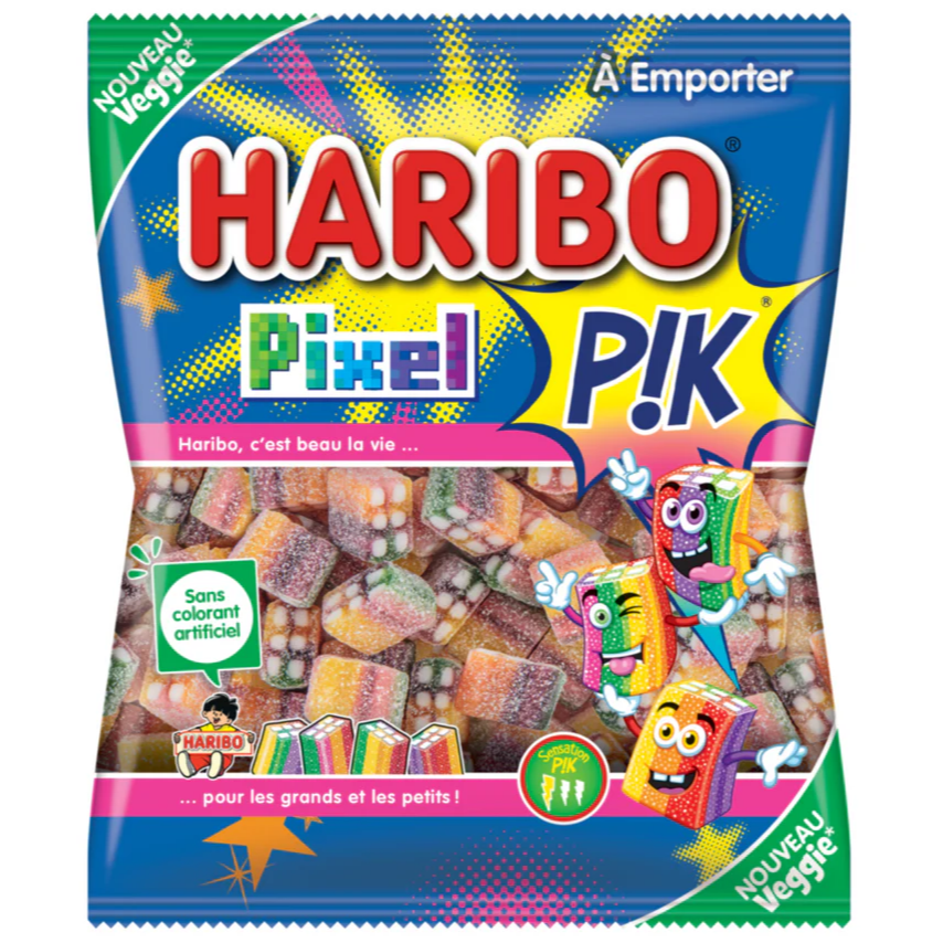 HARIBO Pixels 100g - France - Veggie