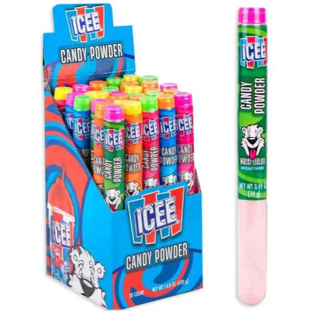 Icee Sour Tubes Powder Candy 14g