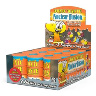 TOXIC WASTE Nuclear Fusion Hazardously Sour Candy 42g