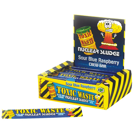 Toxic Waste Blue Raspberry Nuclear Sludge Chew Bar 20g