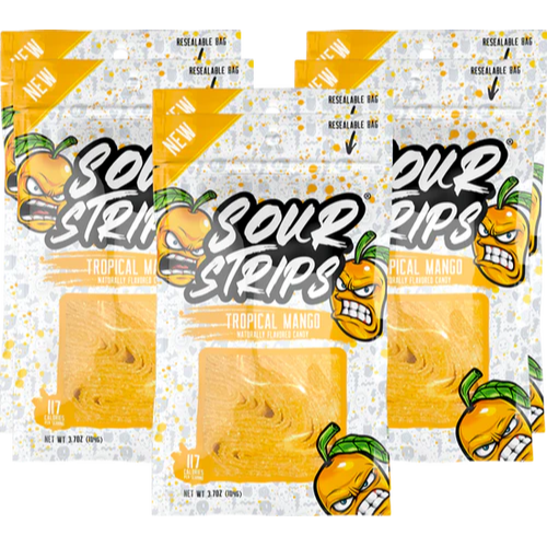 Sour Strips Tropical Mango 104g