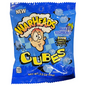 WARHEADS Value Peg Bags Blue Raspberry Cubes 100g