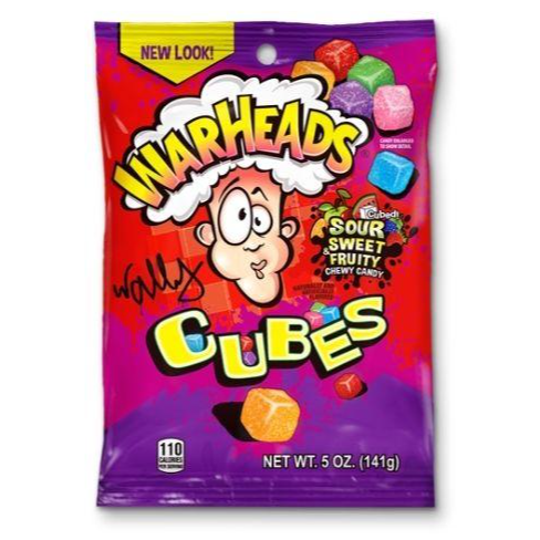 WARHEADS Sour Chewy Cubes 141g