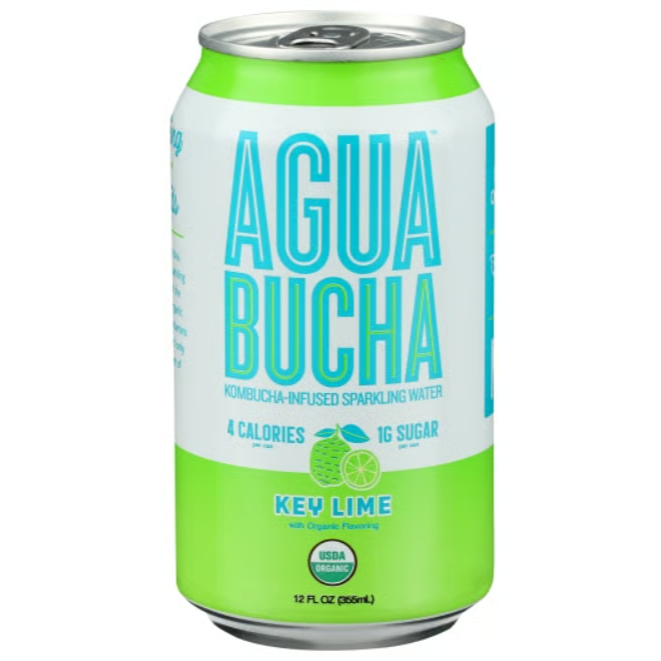 US - BEVERAGE - Agua Bucha - Key Lime 355ml