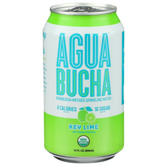 US - BEVERAGE - Agua Bucha - Key Lime 355ml