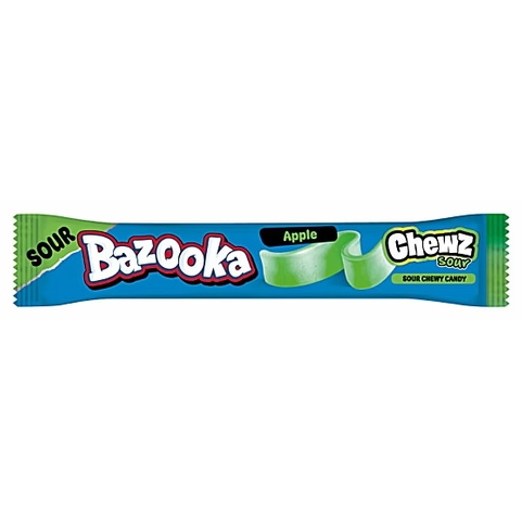 Bazooka Chew Bar Sour Apple 14g