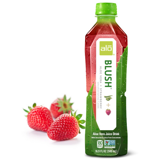 ALO Original Blush Aloe Vera + Strawberry 500ml